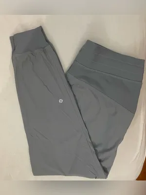Lululemon Dance Studio Slate Gray Drawstring Jogger Pants Size 10 thumbnail 5