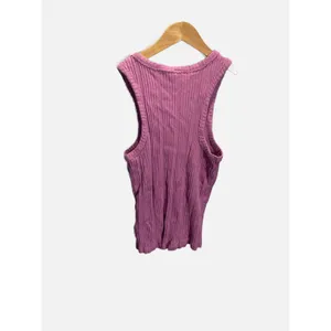 Anthropologie‎ Ribbed Tank Top Womens Small Purple Scoop Neck Casual Basic Knit thumbnail 3