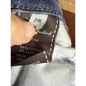 Y2K 7 For All Mankind Bootcut Jeans 28 Low Rise Distressed Medium Wash thumbnail 9