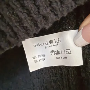 Natural Life Cotton Boho Relaxed Coastal Clean Knit Sweater Vest M Black NWT thumbnail 4