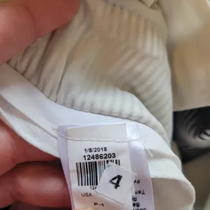 Talbots Navy and White Striped Hampshire Ankle Pants thumbnail 9