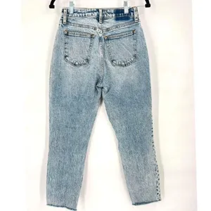 Abercrombie & Fitch Women's Curve Love The Mom High‎ Rise Jeans Blue Size 25 thumbnail 2