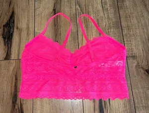 pink lace bralette thumbnail 2