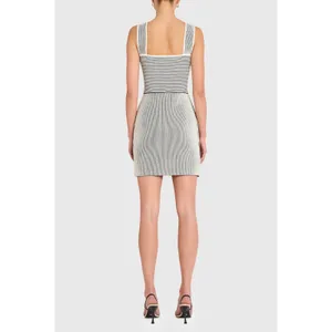 Amanda Uprichard Corenne Mini Dress Black White XS NWT thumbnail 9
