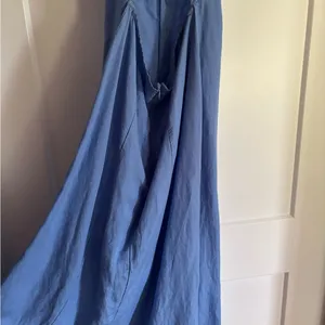 Denim Midi Dress Blue Size M thumbnail 3