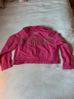 Pink Denim Jacket Size M thumbnail 6