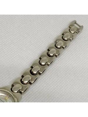 Vintage Jaclyn smith silver gold tone women’s watch 22mm quartz up to 7” running thumbnail 4