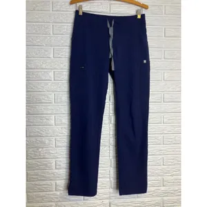 FIGS Technical Collection Scrub Pants Women XS Navy Blue Excellent Straight Leg‎ thumbnail 2