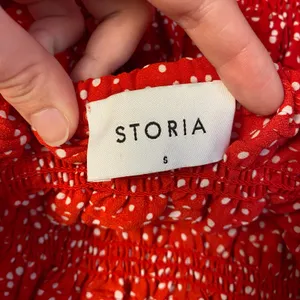 Storia Red White Polka Dot Ruffled‎ Tank and Skirt Set Size S Boho Preppy thumbnail 6