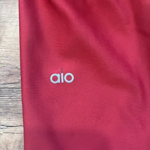 Alo Yoga High Waist Airlift Leggings Red Small 28" Inseam Activewear Yoga FLAWED thumbnail 7