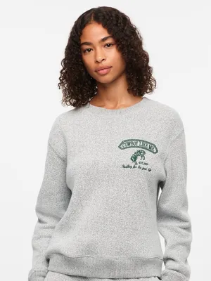 Official Taylor Swift Cowboy Like Me Crewneck Sweatshirt - Grey - Size Small thumbnail 1