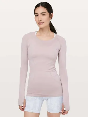 Lululemon Swiftly Tech Long Sleeve Tee Blush Pink Size 8 thumbnail 4