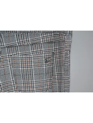 Seven7 Glen Plaid Pull On Ankle Pants Soft Stretch Slim Fit Plus Size XXL thumbnail 4