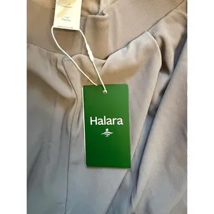 Halara Women Light Grey Wide Leg‎ Palazzo Pants Elastic Waist Pockets Size XS thumbnail 8