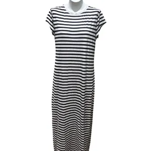 A New Day Women's Striped Maxi Dress Black & White Size XL thumbnail 4