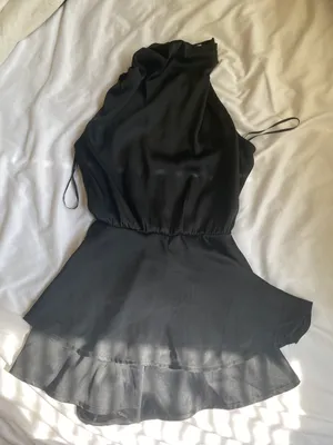 Hello Molly Black Romper/Mini Dress thumbnail 2
