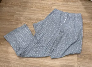 Floral pants Gray Size M thumbnail 1