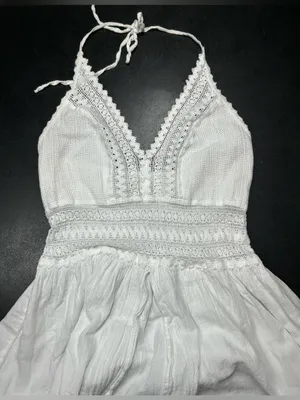 Seaspice Resort Wear Size L Angelique' Halter Mini Sundress thumbnail 6