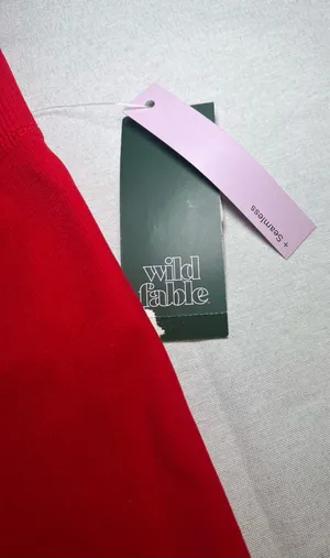 NWT Wild Fable High Rise Seamless Slim Biker Running Red Hot Shorts Size M thumbnail 3