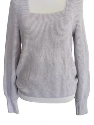 Madewell Melwood Square-Neck Pullover Sweater size Small thumbnail 4