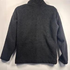 The North Face Womens Black Sherpa‎ Fleece Full Zip Jacket Small NF0A4P8L thumbnail 2