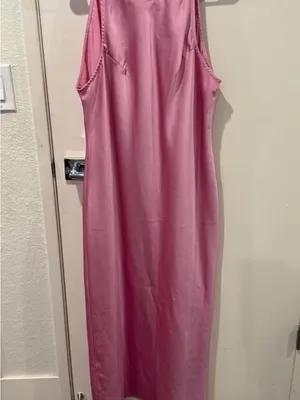 Sleeveless Pink Maxi Dress xxl thumbnail 2