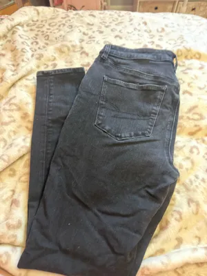 Black American Eagle Skinny Jeans thumbnail 3