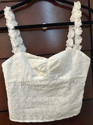 Princess Polly Franca Top White thumbnail 1