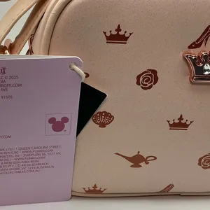 Loungefly Cream and Brown Princess Crossbody Bag thumbnail 3