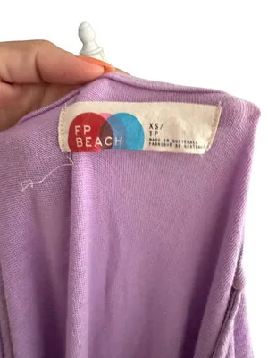 FREE PEOPLE Beach Lavender Purple Maxi Dress Size XS thumbnail 8