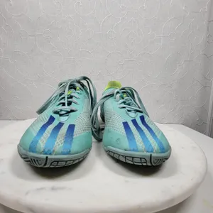 Adidas X Speedportal4 FxG Womens Indoor Soccer Football Cleats 8 Aqua Blue Laces thumbnail 5