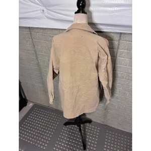 Forever‎ 21 Tan Corduroy Shacket Oversized Button Down Jacket Women Large thumbnail 3