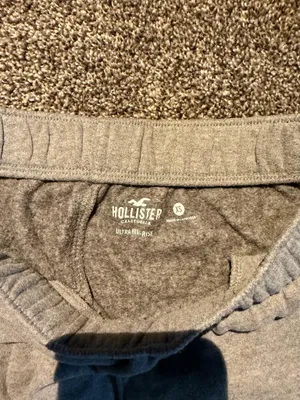 Dark Grey Hollister Wide-Leg Sweats thumbnail 4