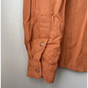 Ariat Billie Jean Relaxed Button Up Western Shirt Size Medium Ginger Cowgirl thumbnail 6
