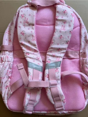 Pink Floral Women's Backpack - Charming Rose Print corduroy thumbnail 2