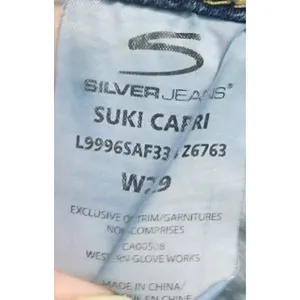 Silver Jeans Womens Size 29 Suki Surplus Low Bootcut‎ Jean Dark Blue thumbnail 6