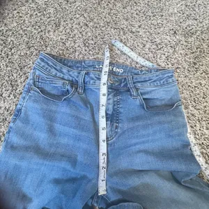 Lands End Mid Rise Curvy Bootcut Jeans‎ Light Wash Denim Size 6 thumbnail 6
