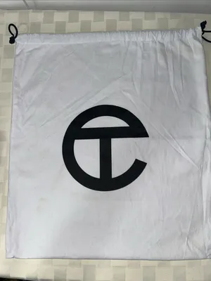Telfar White Drawstring Dust Bag thumbnail 1