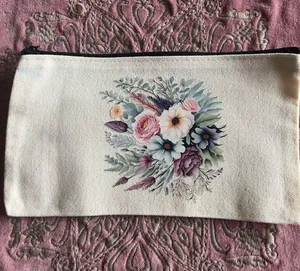 & Other Stories Makeup & Accessories Small Canvas Zipper Bag Size 5.1 by 8.3 inches NWT thumbnail 1
