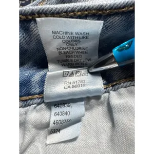 M‎ Jeans by Maurice's Distressed Denim Straight Leg Ankle Jeans 22W thumbnail 5