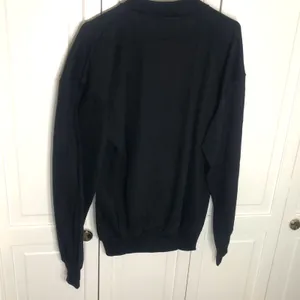 Vintage Europa Germany Sweatshirt Size 9/XL Black with 12 Gold Stars Women's thumbnail 6