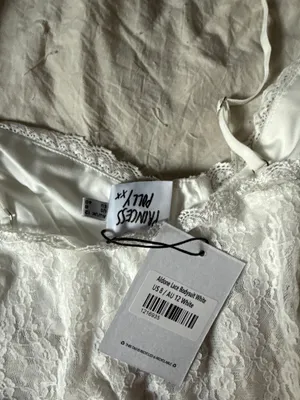 Princess Polly white lace bodysuit thumbnail 3
