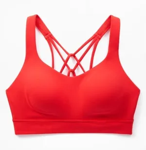 New Athleta L Perfect Form Bra Cardinal Red Large Cup D-DD thumbnail 1