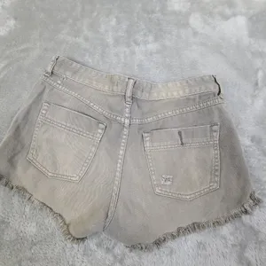 Free People Womens Shorts W 27 Button Fly Low Rise Cut Off 2" Inseam Distressed thumbnail 6