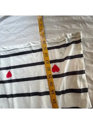Women's Long Sleeve Stripes and Hearts Tee Size M #260229 thumbnail 5