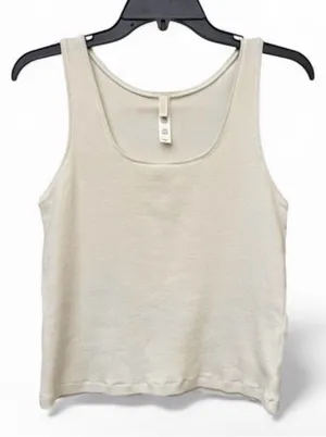 SKIMS Bone Ribbed Cotton Stretch Tank Top Scoop Neck 4X Capsule Basic thumbnail 1