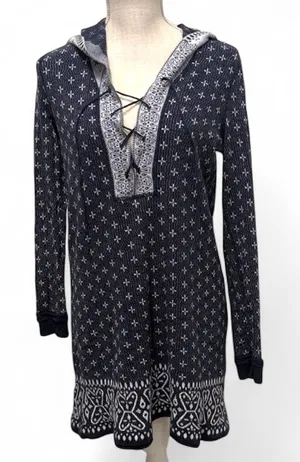 FREE PEOPLE Intimately Navy Pullover Size Small thumbnail 1