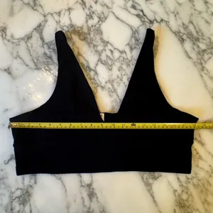 NWOT BP. V NECK Black Ribbed CROP TANK XL MSRP $25 thumbnail 9