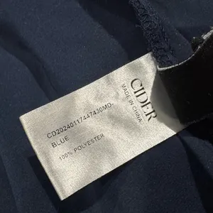Cider Navy Blue Silky Slit Midi Dress Women’s 2XL thumbnail 3
