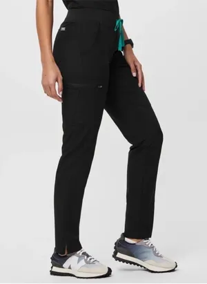 FIGS Yola Free X Lined Scrub Pants Black STYLE W23SW2007T Size Small Tall thumbnail 5